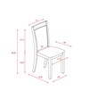 Pemberly Row 7-Piece Wooden Dining Set in Cream and Linen White Finish