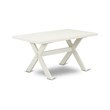 Pemberly Row 7-Piece Wooden Dining Set in Cream and Linen White Finish