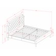 Pemberly Row 3-Piece King Bedroom Set Wood Brown Jacobean Finish