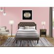 Pemberly Row 2-Piece Full Bedroom Set Wood Dark Brown Jacobean