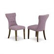 Pemberly Row 7-Piece Dining Table Set in Distressed Jacobean Finish