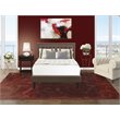 Pemberly Row 2-Piece Full Bedroom Set in Engineered Wood Antique Mahogany