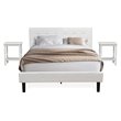 Pemberly Row 3-Piece Queen Bedroom Set with 2 Nightstands in Urban Gray