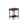 Pemberly Row 2-Piece Full Bedroom Set with Bed and Nightstand in Brown