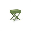 Pemberly Row 2-Piece Wooden Full Bedroom Set in White/Clover Green