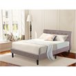 Pemberly Row Traditional Engineered Wood Full Bed in Brown and Black