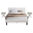 Pemberly Row 3-Piece Queen Bedroom Set in White and Urban Gray Finish