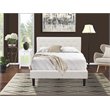 Pemberly Row 2-Piece Wooden Full Bedroom Set with Nightstand in White