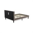 Pemberly Row 2-Piece Full Bedroom Set with Nightstand in Brown Taupe