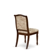 Pemberly Row Parson Dining Chairs in Walnut Acacia Wood (Set of 2)