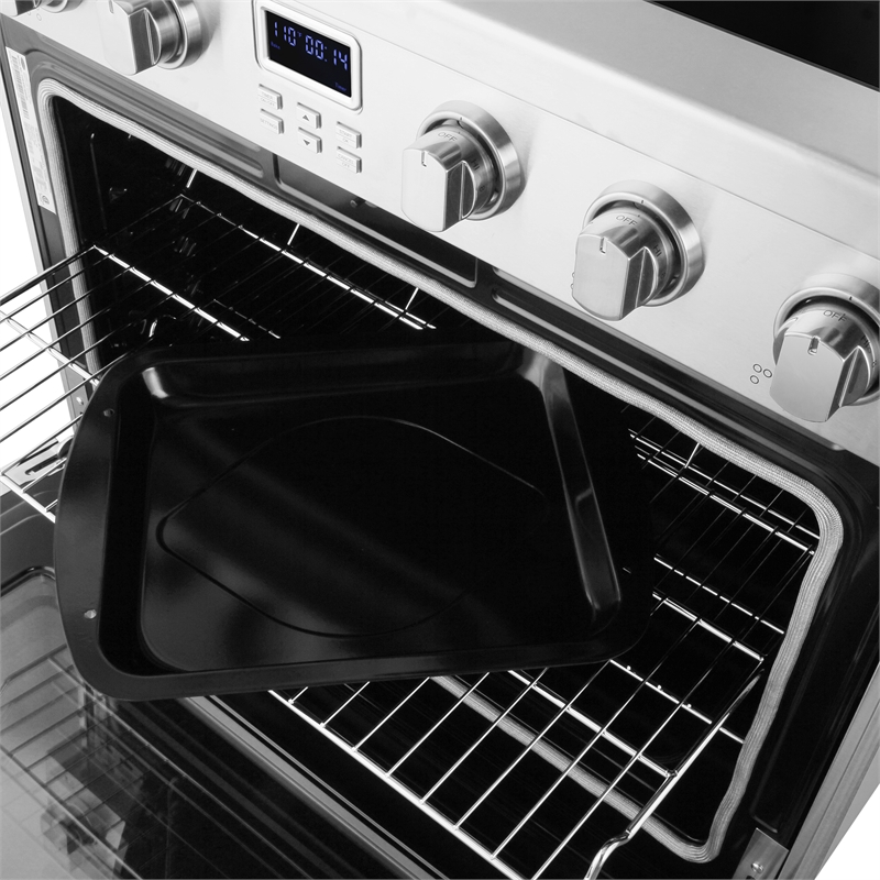 Pemberly Row 36 in Electric Ceramic Glass Range with 6 cu. ft. Oven