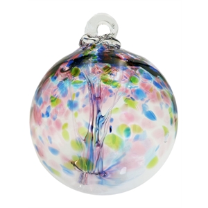 Pemberly Row 4&quot Hope Hand Blown Art Glass Ornament in Multi-Color