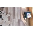 Pemberly Row Traditional Plastic Vinyl Flooring in Taupe Gray