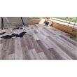 Pemberly Row Traditional Plastic Vinyl Flooring in Taupe Gray