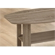 Pemberly Row 3-Piece Coffee Table Set in Dark Taupe Laminate Wood Finish