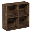 Pemberly Row REED 4-Cube Closet Organizer in Amber Pine