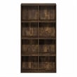 Pemberly Row 8-Cube Closet Organizer in Amber Pine with Open Shelves