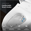Pemberly Row Electric Bidet Smart Toilet Seat for Elongated Bowl in White