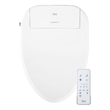Pemberly Row Electric Bidet Smart Toilet Seat for Elongated Bowl in White