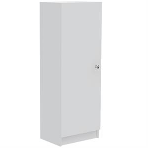 Pemberly Row 4-Tier Storage Pantry Cabinet 47.4in High in White