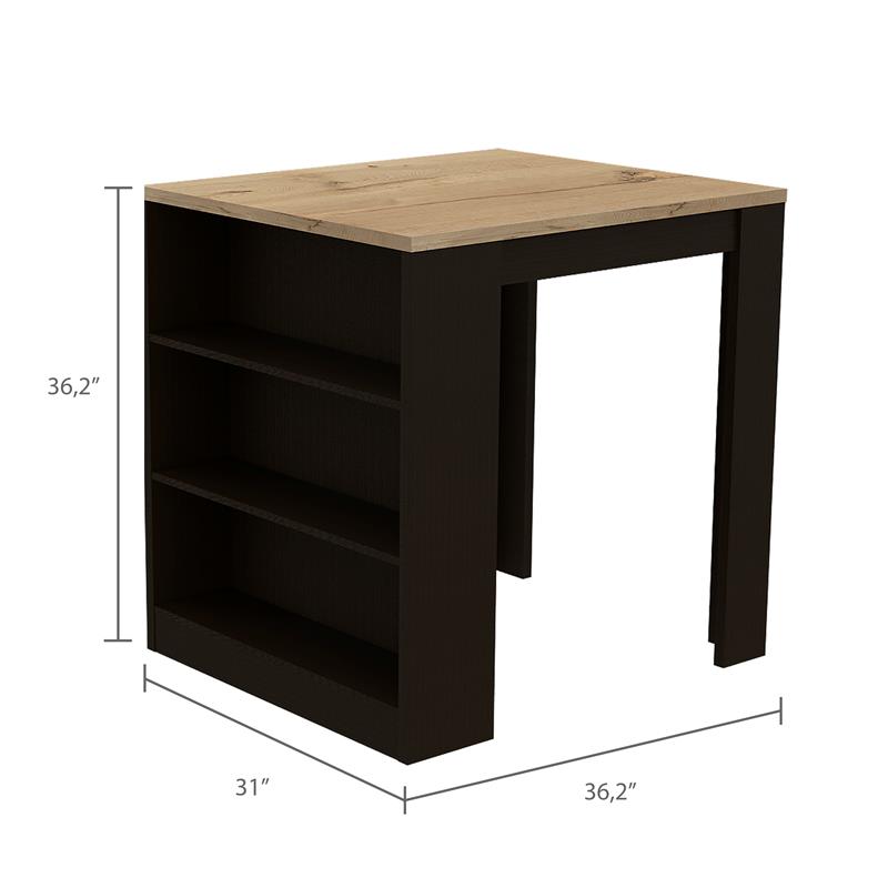 Pemberly Row Kitchen Island 36.2in Countertop in Multi-Color