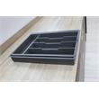 Pemberly Row Adjustable Kitchen Flatware Utensil Organizer in Gray