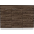 Pemberly Row Kitchen Base Cabinet 45.8in Wide in Multi-Color