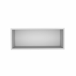 Pemberly Row 30in Open Wall Shelf Cabinet 12.5in Deep in White