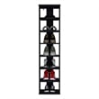 Pemberly Row 8 Tier Vertical Shoe Rack Tower 48.7in High in Black