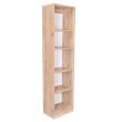 Pemberly Row 3 Piece Bookcase Set 71in Tall in Matt Gray and White