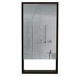 Pemberly Row 2 Piece Bathroom Set Linen and Medicine Cabinet in Black