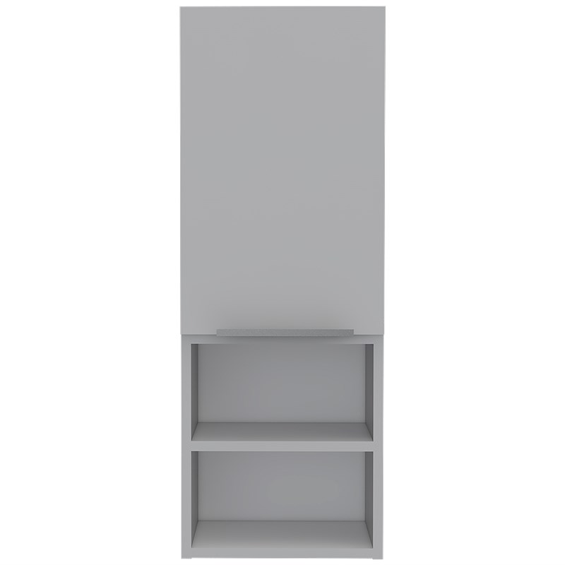 Pemberly Row 2 Piece Bathroom Set Linen and Medicine Cabinet in White