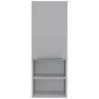 Pemberly Row 2 Piece Bathroom Set Linen and Medicine Cabinet in White