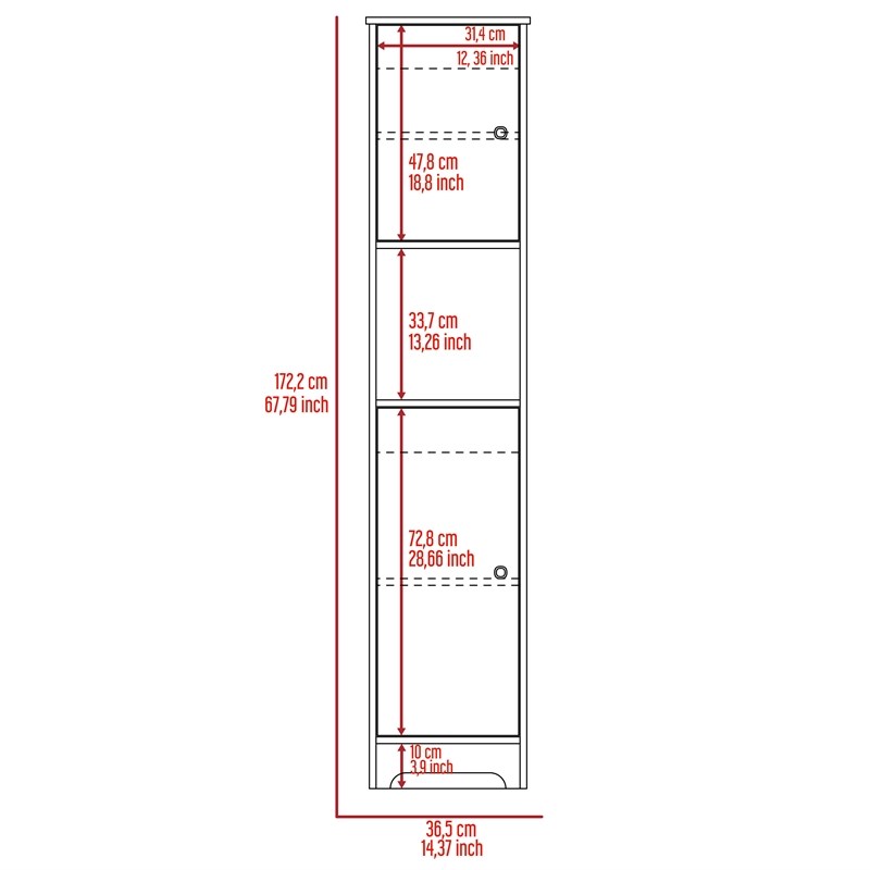 Pemberly Row 2 Piece Bathroom Set Linen and Medicine Cabinet in White