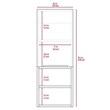 Pemberly Row 2 Piece Bathroom Set Linen and Medicine Cabinet in White