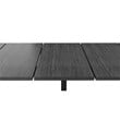 Pemberly Row Twin Bed Frame with Headboard 47in Wide in Gray
