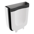 Pemberly Row 1.6 Gallon Cabinet Door Mini Trash Can in White