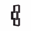 Pemberly Row 6 Cube Wall Mounted Floating Storage Shelf in Black