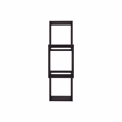 Pemberly Row 6 Cube Wall Mounted Floating Storage Shelf in Black