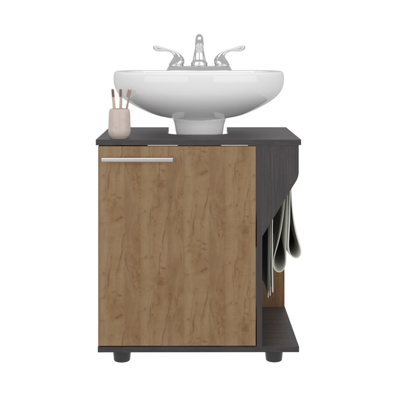 Pemberly Row Under Sink Storage Cabinet with Double Doors in Multi-Color