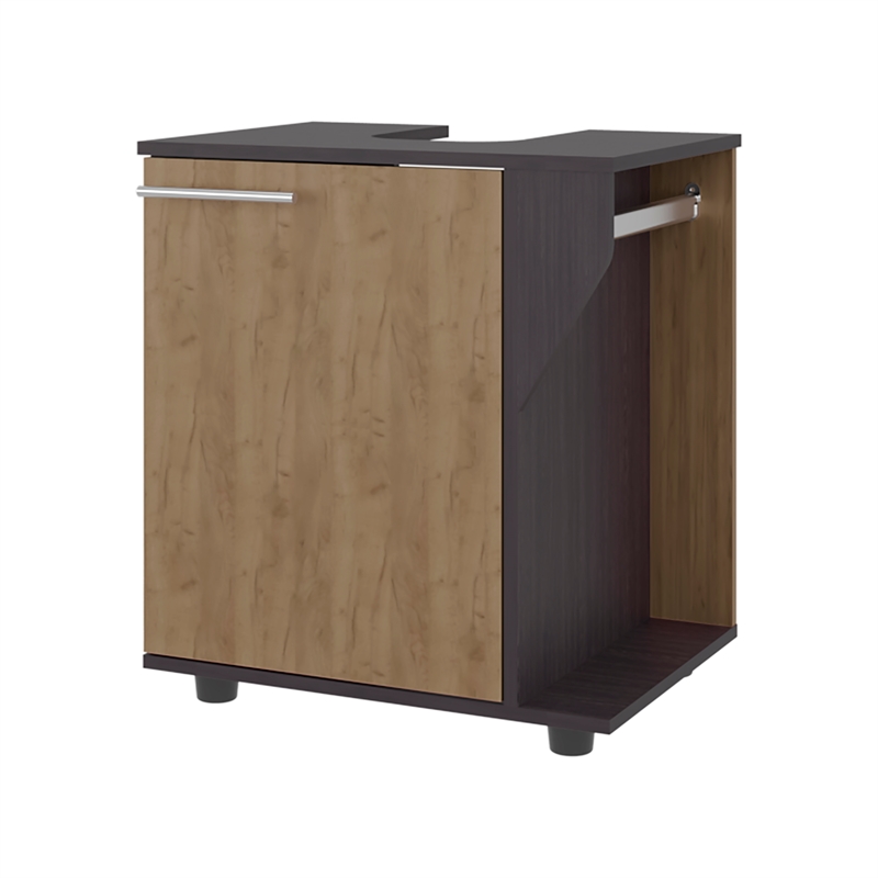 Pemberly Row Under Sink Storage Cabinet with Double Doors in Multi-Color