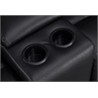 Pemberly Row Leather 3-Piece Power Recliner Home Theater Sofa Set in Black