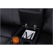 Pemberly Row 3-Piece Faux Leather Manual Recliner Sofa Set in Black