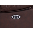 Pemberly Row Leather Power Lift Recliner Armchair for Home Theater in Brown