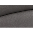 Pemberly Row Leather Power Reclining Armchair for Home Theater in Gray