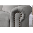 Pemberly Row Modern Polyester Large Sectional Sofa Couch in Light Gray