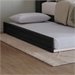 Pemberly Row Twin XL Wood Platform Bed with Twin XL Trundle in Black