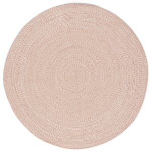 Pemberly Row 3' Round Hand Woven Rug in Polypropylene Beige/Ivory