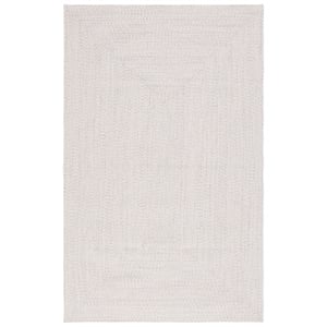 Pemberly Row 6' x 9' Hand-Woven Polypropylene Rug in Ivory/Light Gray