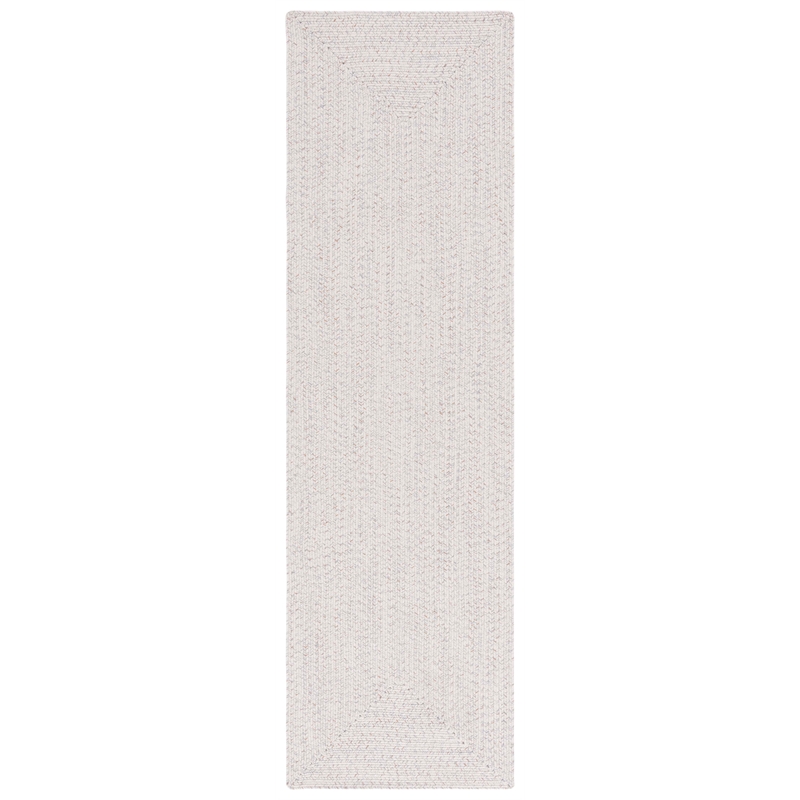 Pemberly Row Hand-Woven Rug in Polypropylene Ivory/Light Gray 2'-3